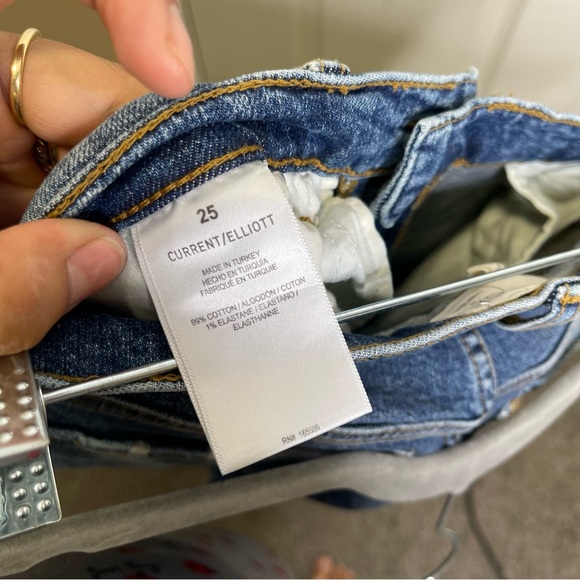 C/E by Current/Elliott Women’s Mid Rise Mid Wash Skinny Jeans Sz 25 - Picture 8 of 8
